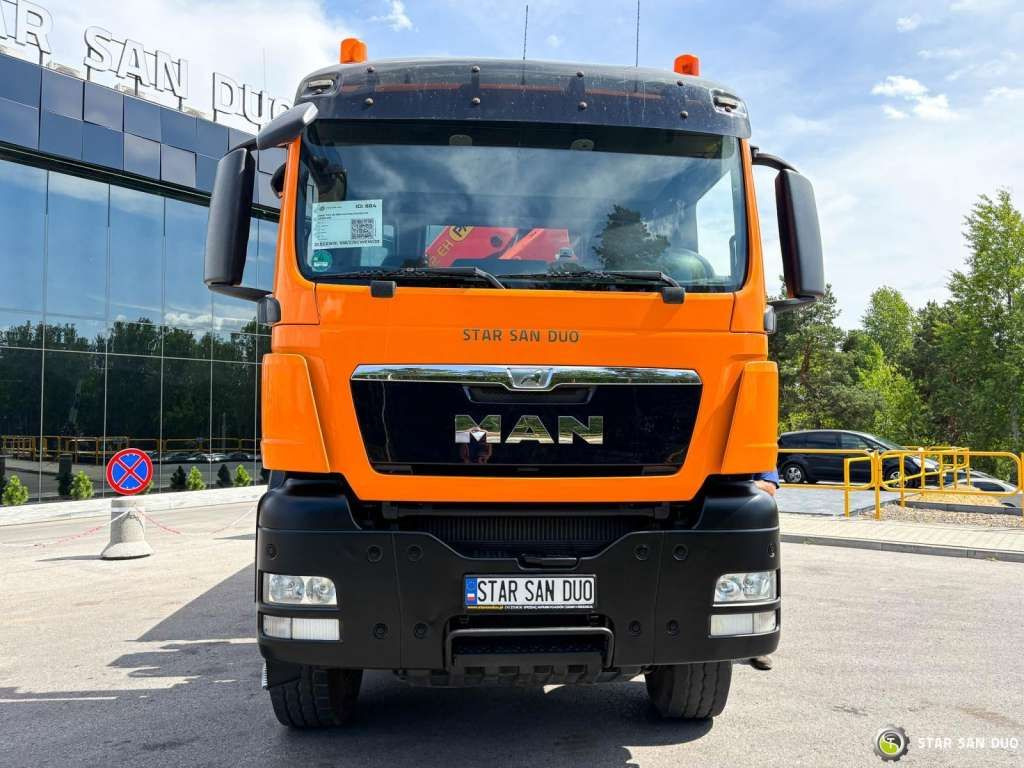 MAN TGS 18.480 4x4 PALFINGER PK 22002 Crane Kipper - Camion grue: photos 3 MAN TGS 18.480 4x4 PALFINGER PK 22002 Crane Kipper - Camion grue: photos 3