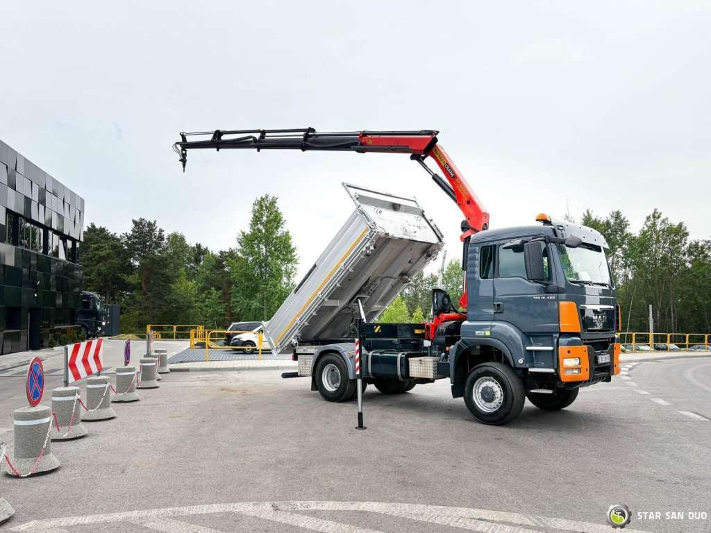 MAN TGS 18.480 PALFINGER PK 16502 HDS Crane,Kipper MAN TGS 18.480 PALFINGER PK 16502 HDS Crane,Kipper - Camion benne: photos 2 MAN TGS 18.480 PALFINGER PK 16502 HDS Crane,Kipper MAN TGS 18.480 PALFINGER PK 16502 HDS Crane,Kipper - Camion benne: photos 2
