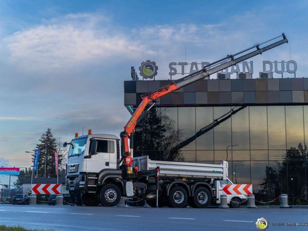 MAN TGS 26.360 6x6 PALFINGER PK 18001 EH Crane Kipe - Camion grue: photos 3 MAN TGS 26.360 6x6 PALFINGER PK 18001 EH Crane Kipe - Camion grue: photos 3