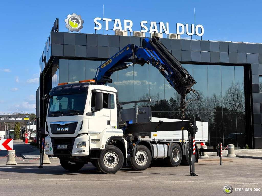 MAN TGS 35.480 8x4 PALFINGER PK 53002SH Crane - Camion grue: photos 2 MAN TGS 35.480 8x4 PALFINGER PK 53002SH Crane - Camion grue: photos 2