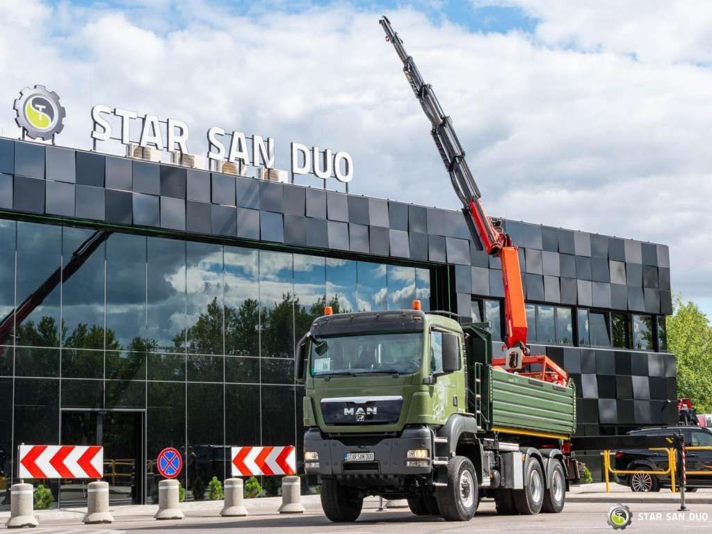 MAN TGS 35.480 PALFINGER PK 20002 HDS Grapple Tippe - Camion benne: photos 2 MAN TGS 35.480 PALFINGER PK 20002 HDS Grapple Tippe - Camion benne: photos 2
