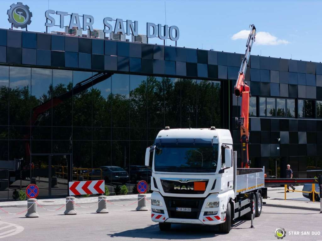 MAN TGX 26.480 6x2 PALFINGER PK 33002 EH Crane Winc - Camion grue: photos 1 MAN TGX 26.480 6x2 PALFINGER PK 33002 EH Crane Winc - Camion grue: photos 1