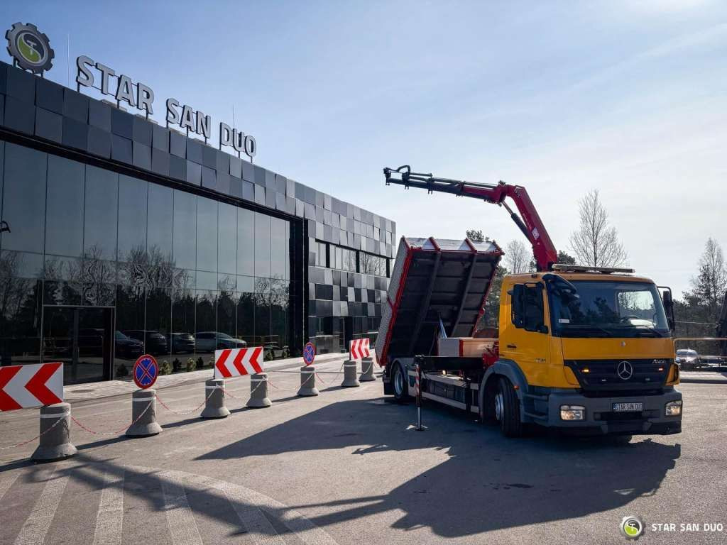 Mercedes-Benz AXOR 1824 4x2 HMF 975 HDS Crane Rotator Kipper Mercedes-Benz AXOR 1824 4x2 HMF 975 HDS Crane Rotator Kipper - Camion benne: photos 5 Mercedes-Benz AXOR 1824 4x2 HMF 975 HDS Crane Rotator Kipper Mercedes-Benz AXOR 1824 4x2 HMF 975 HDS Crane Rotator Kipper - Camion benne: photos 5
