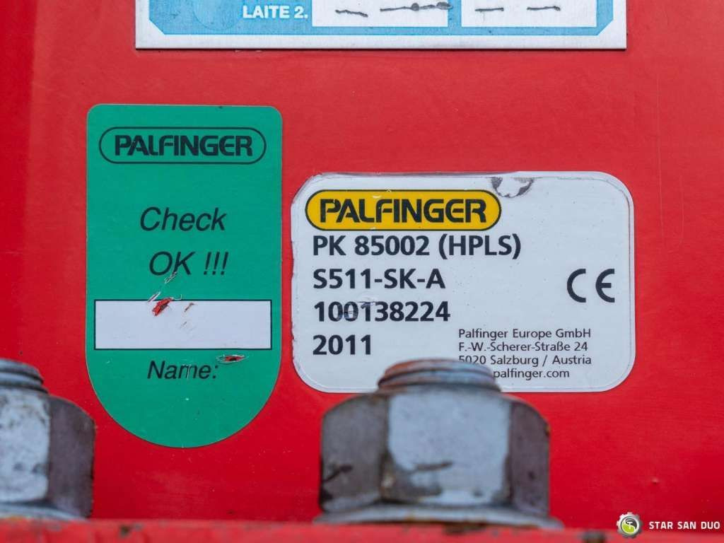 Camion grue Scania  G450 8x2 PALFINGER PK 85002 Fly Jib Winch: photos 22 Camion grue Scania  G450 8x2 PALFINGER PK 85002 Fly Jib Winch: photos 22