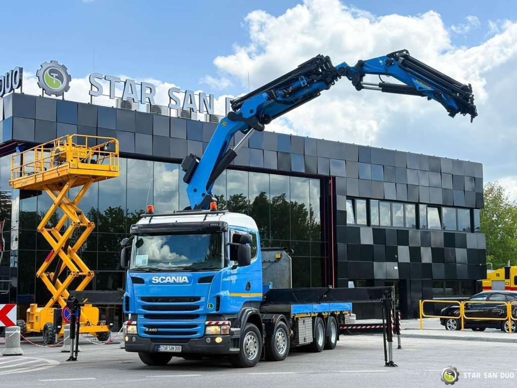 Scania R440 8x4 Palfinger PK50002 FLY JIB Crane Winch - Camion grue: photos 4 Scania R440 8x4 Palfinger PK50002 FLY JIB Crane Winch - Camion grue: photos 4