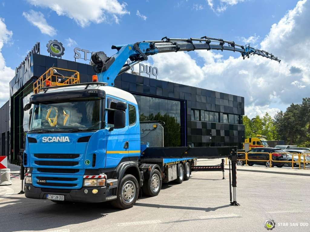 Scania R440 8x4 Palfinger PK50002 FLY JIB Crane Winch - Camion grue: photos 3 Scania R440 8x4 Palfinger PK50002 FLY JIB Crane Winch - Camion grue: photos 3