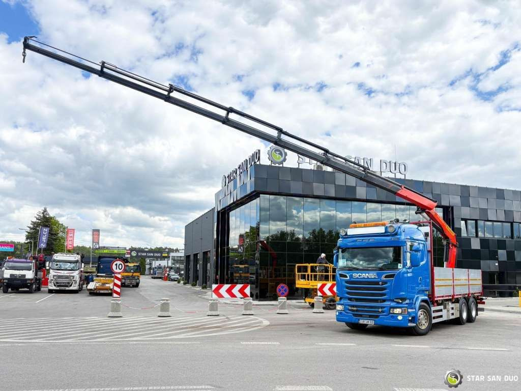 Scania R730 6X4 PALFINGER PK 33002 EH Crane - Camion grue: photos 1 Scania R730 6X4 PALFINGER PK 33002 EH Crane - Camion grue: photos 1