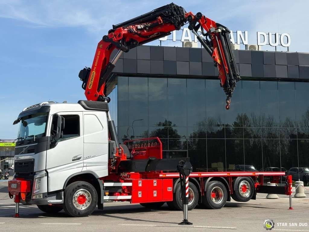 Volvo FH 500 8x4*4 PK65002 Fly JIB Crane 7456 h Winch - Camion grue: photos 3 Volvo FH 500 8x4*4 PK65002 Fly JIB Crane 7456 h Winch - Camion grue: photos 3
