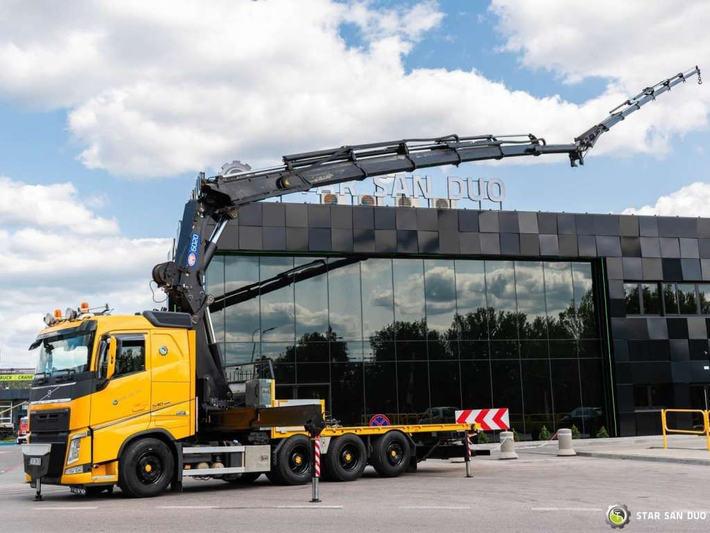 Volvo FH 540 8x4 HMF 6020 Fly Jib Winch - Camion grue: photos 4 Volvo FH 540 8x4 HMF 6020 Fly Jib Winch - Camion grue: photos 4