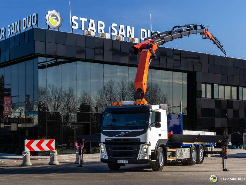 Volvo FM 460 6x2 PALFINGER PK 42002 FLY JIB Crane Eu - Camion grue: photos 1 Volvo FM 460 6x2 PALFINGER PK 42002 FLY JIB Crane Eu - Camion grue: photos 1