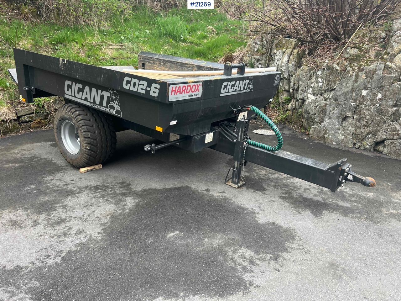 Gigant Hjulmaskin Henger - Remorque porte engin: photos 1 Gigant Hjulmaskin Henger - Remorque porte engin: photos 1