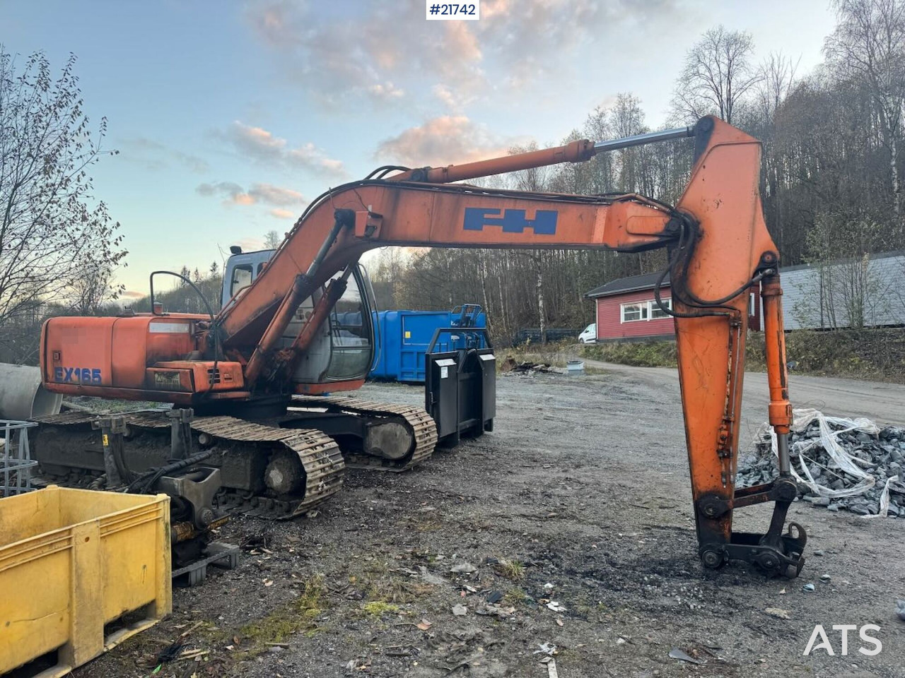 Hitachi EX165 beltegraver m/ 2 skuffer - Pelle sur chenille: photos 2 Hitachi EX165 beltegraver m/ 2 skuffer - Pelle sur chenille: photos 2
