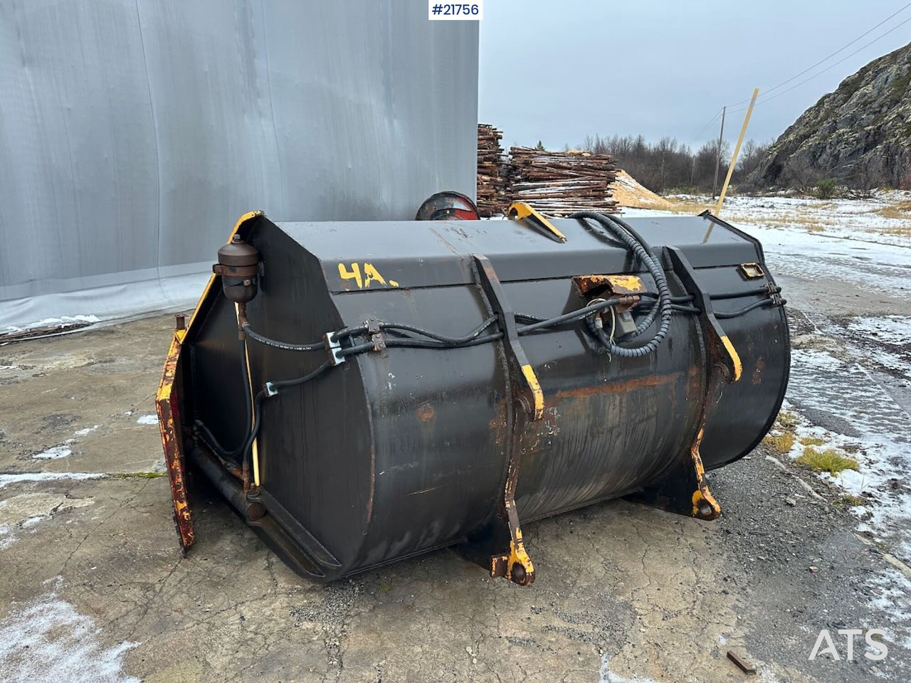 Klappvingeskuffe til hjullaster - Godet pour chargeur: photos 5 Klappvingeskuffe til hjullaster - Godet pour chargeur: photos 5