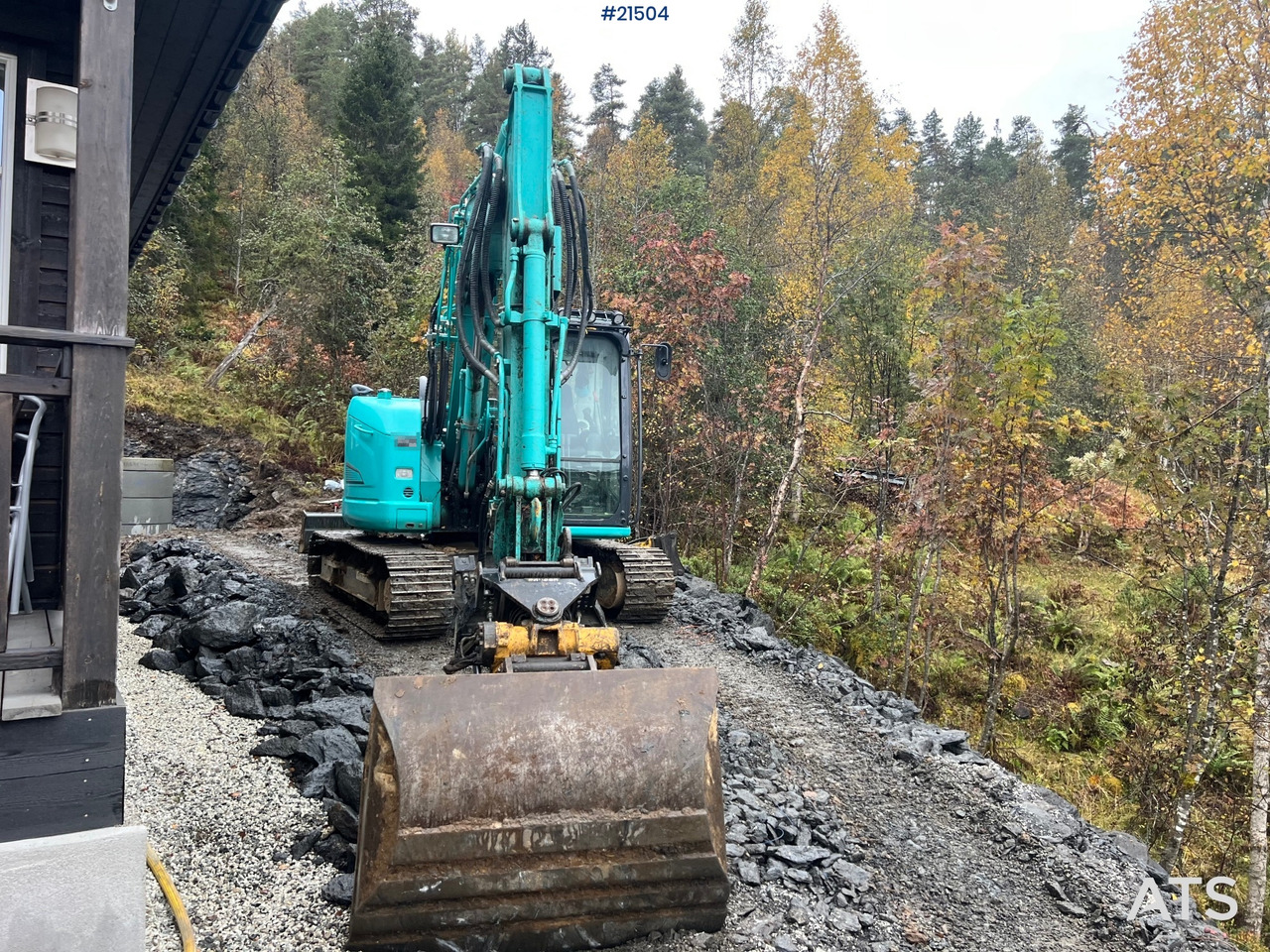 Kobelco Sk75SR-3E gravemaskin m/ pusseskuffe, rototilt og graveskuffe - Pelle sur chenille: photos 3 Kobelco Sk75SR-3E gravemaskin m/ pusseskuffe, rototilt og graveskuffe - Pelle sur chenille: photos 3