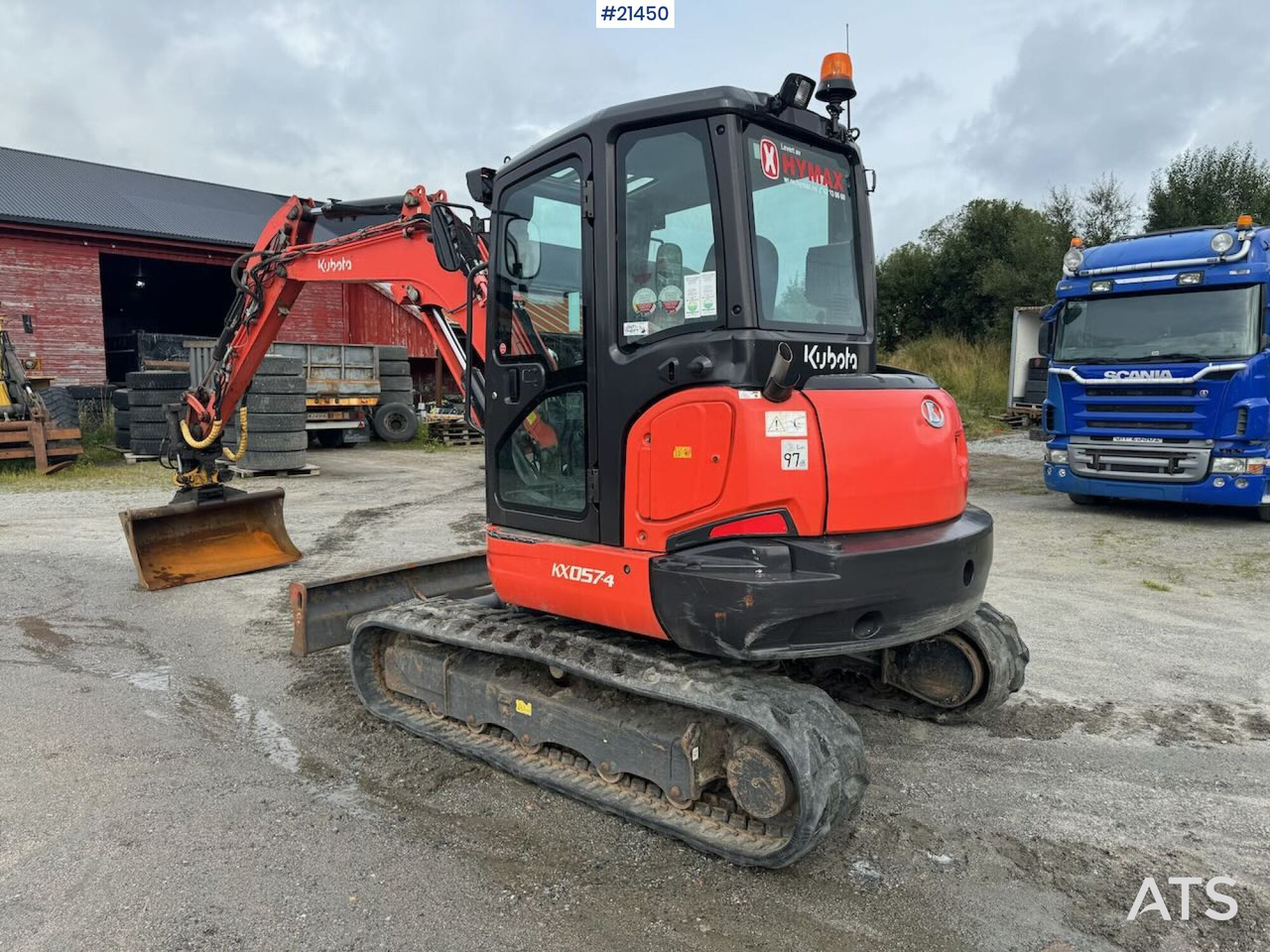 Kubota KX 057-4 - Pelle sur chenille: photos 3 Kubota KX 057-4 - Pelle sur chenille: photos 3
