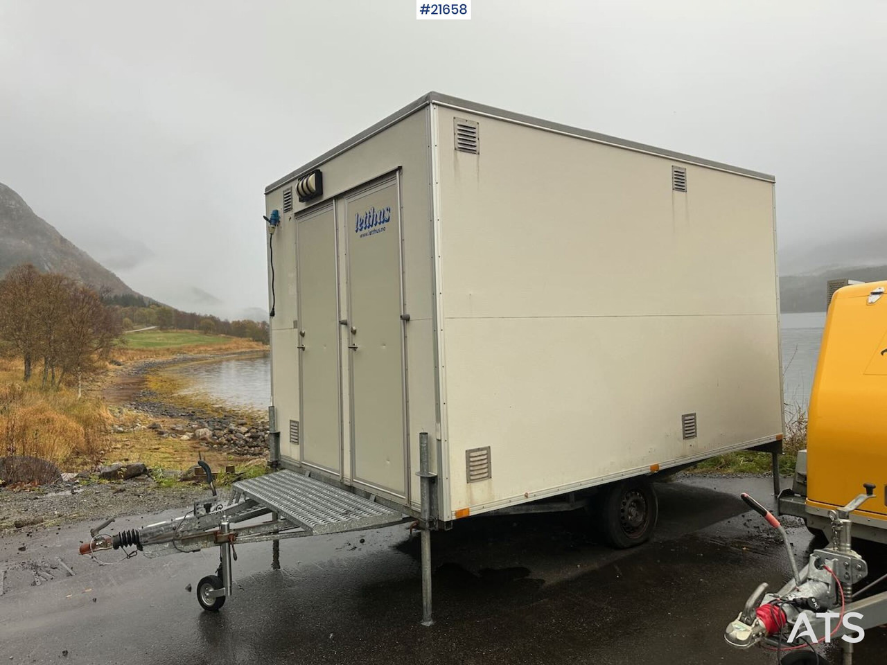 Letthus brakke - Conteneur comme habitat, Remorque: photos 3 Letthus brakke - Conteneur comme habitat, Remorque: photos 3