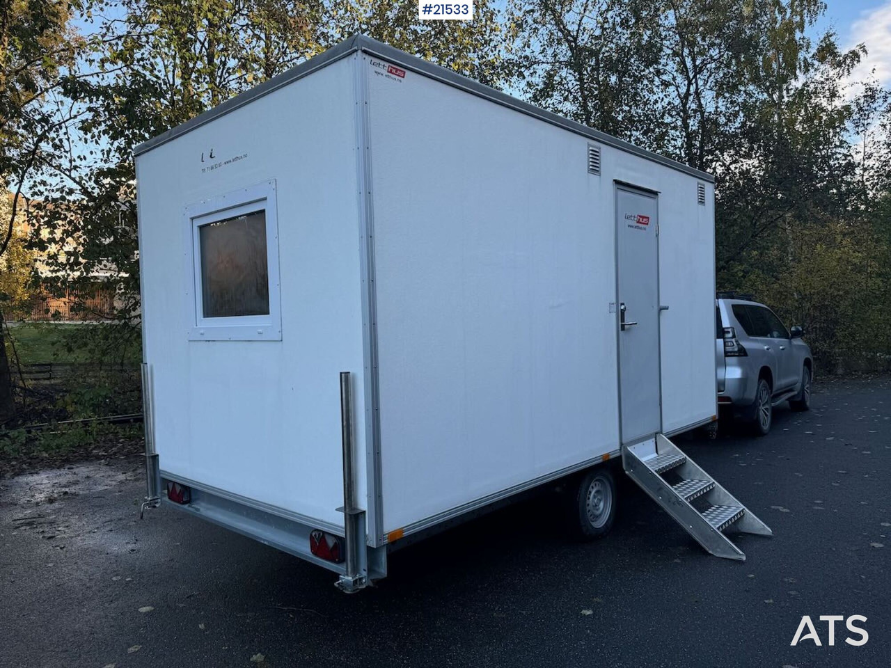 Letthus brakke - Conteneur comme habitat, Remorque: photos 3 Letthus brakke - Conteneur comme habitat, Remorque: photos 3