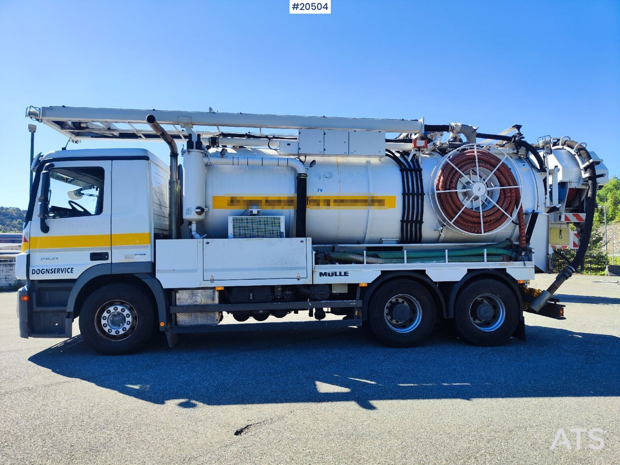 Mercedes Actros 2641 - Camion hydrocureur: photos 5 Mercedes Actros 2641 - Camion hydrocureur: photos 5