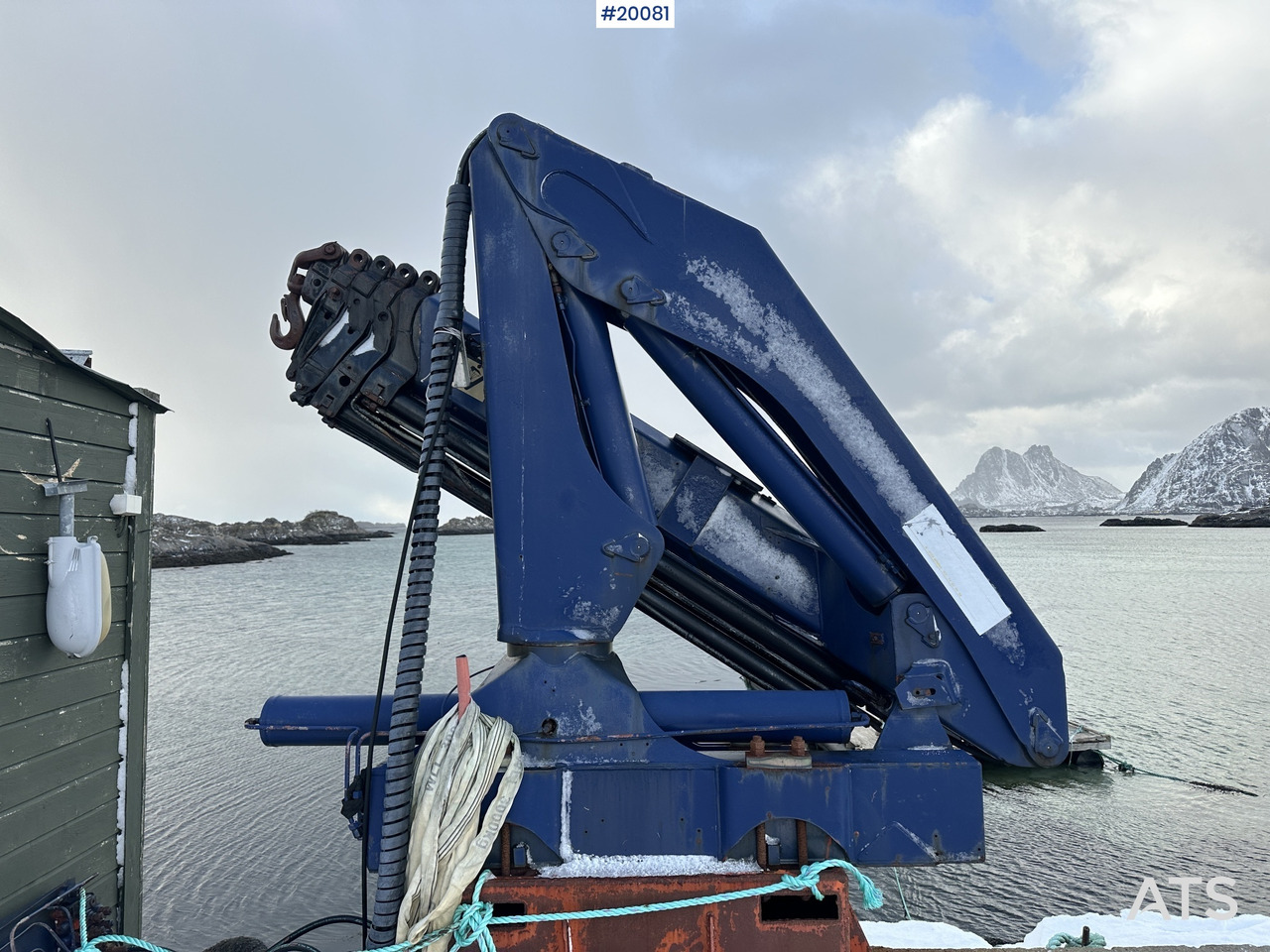 Palfinger PK 14080 C kran m/ hydraulikk pumpe - Grue auxiliaire: photos 1 Palfinger PK 14080 C kran m/ hydraulikk pumpe - Grue auxiliaire: photos 1