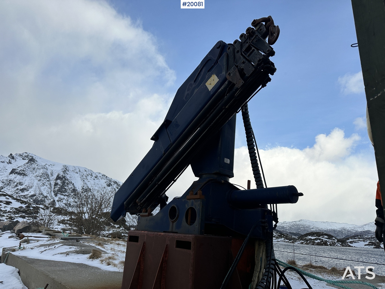 Palfinger PK 14080 C kran m/ hydraulikk pumpe - Grue auxiliaire: photos 2 Palfinger PK 14080 C kran m/ hydraulikk pumpe - Grue auxiliaire: photos 2