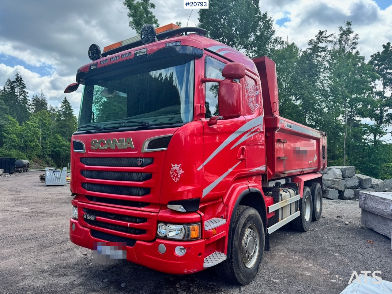Scania R580 - Camion benne: photos 1 Scania R580 - Camion benne: photos 1