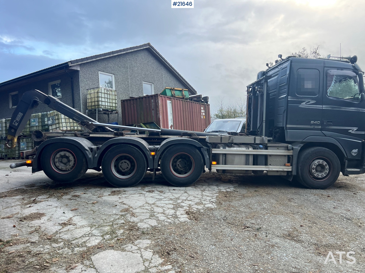 Volvo FH13 8x4 tridem krokbil m/ 20t Hiab krok og opplegg for kran - Camion grue: photos 5 Volvo FH13 8x4 tridem krokbil m/ 20t Hiab krok og opplegg for kran - Camion grue: photos 5