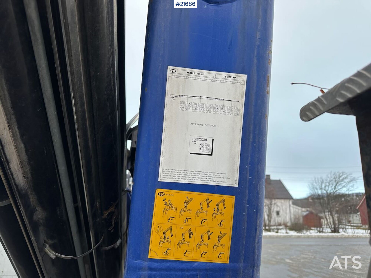 Camion grue Volvo FM12 Globetrotter 6x4 kranbil m/ bak montert 18 t/m kran og vinsj. SE VIDEO: photos 30