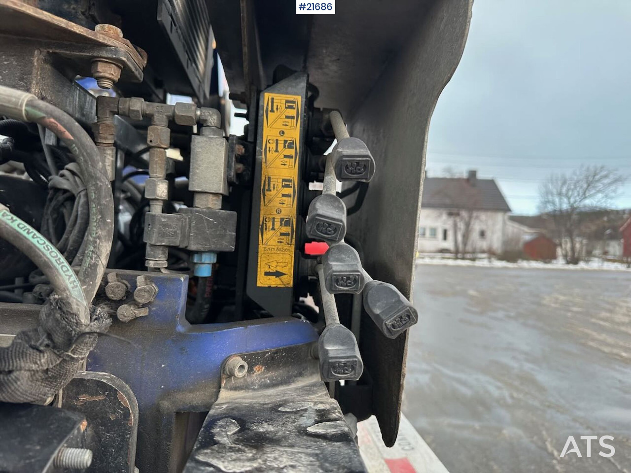 Camion grue Volvo FM12 Globetrotter 6x4 kranbil m/ bak montert 18 t/m kran og vinsj. SE VIDEO: photos 33