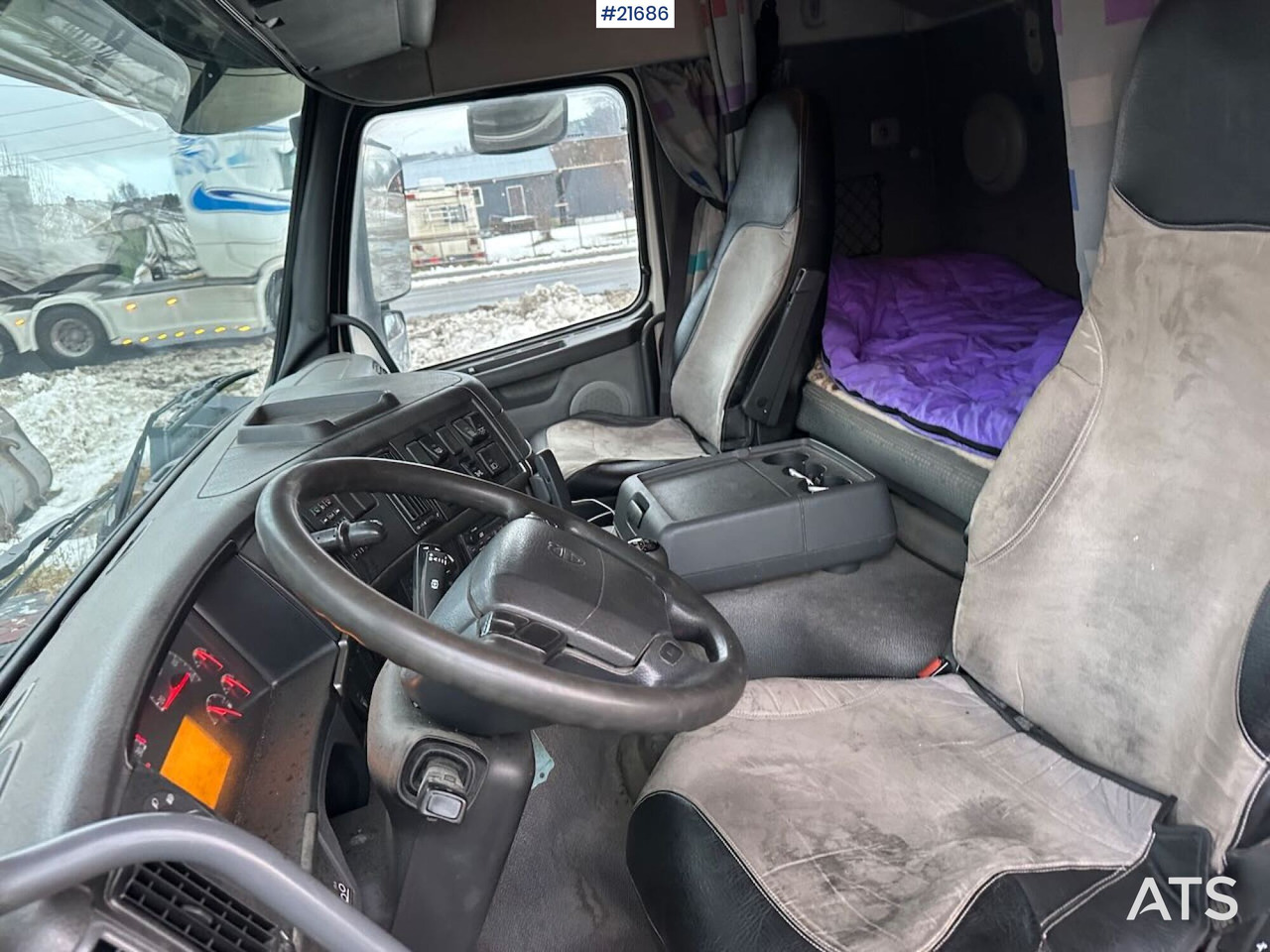 Camion grue Volvo FM12 Globetrotter 6x4 kranbil m/ bak montert 18 t/m kran og vinsj. SE VIDEO: photos 39