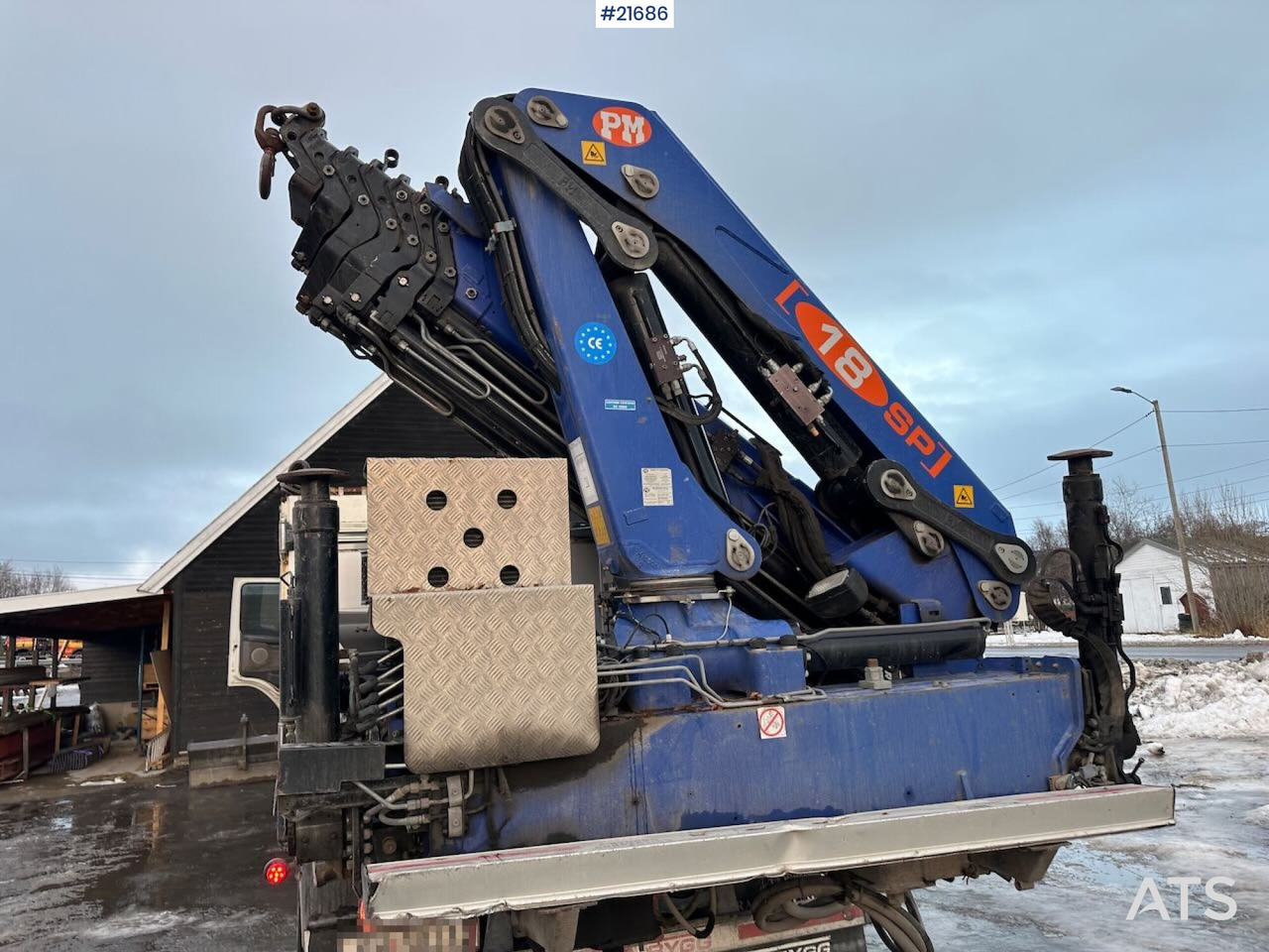 Camion grue Volvo FM12 Globetrotter 6x4 kranbil m/ bak montert 18 t/m kran og vinsj. SE VIDEO: photos 25