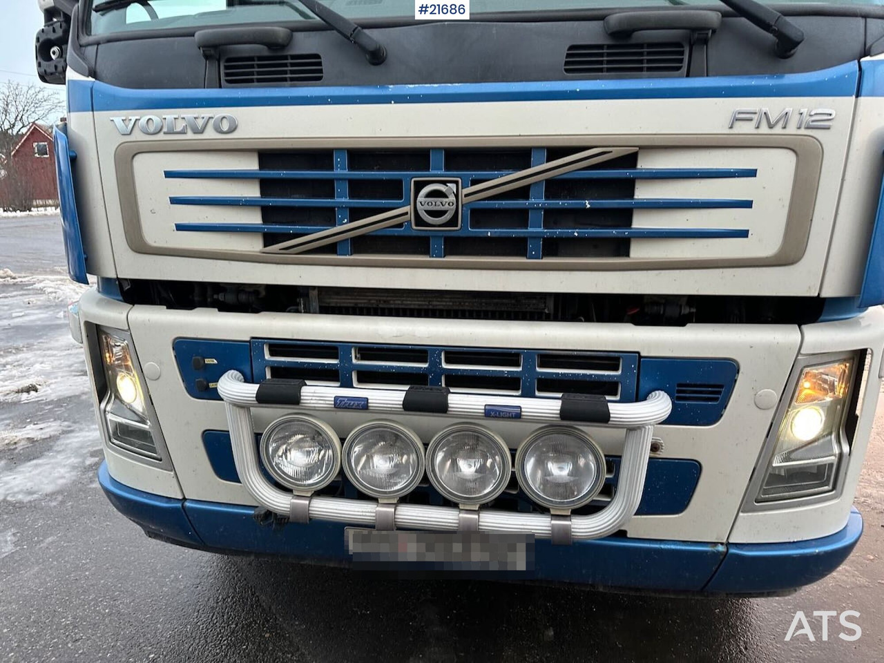 Camion grue Volvo FM12 Globetrotter 6x4 kranbil m/ bak montert 18 t/m kran og vinsj. SE VIDEO: photos 6