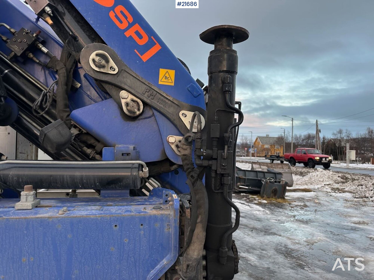 Camion grue Volvo FM12 Globetrotter 6x4 kranbil m/ bak montert 18 t/m kran og vinsj. SE VIDEO: photos 28