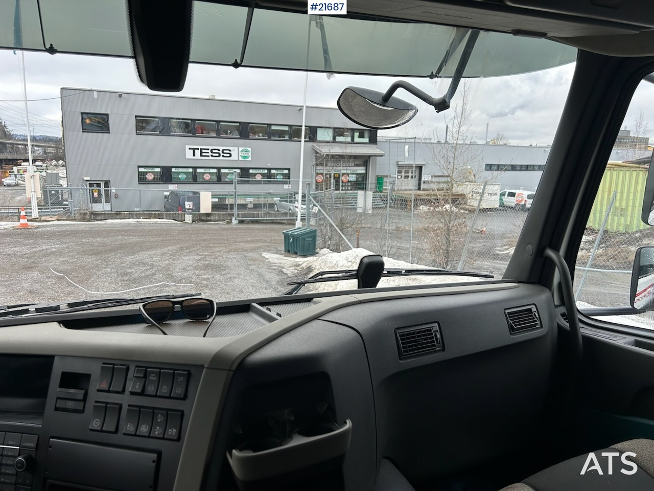 Camion grue Volvo Volvo FM450 Kranbil m/ 21 t/m HMF kran og Løftelem. 194 000 km!: photos 25