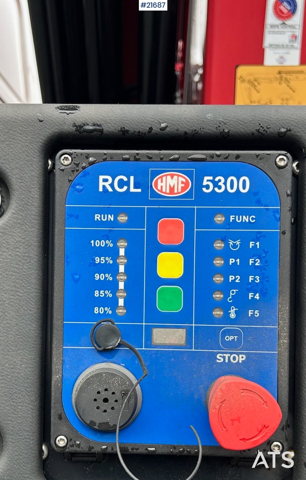 Camion grue Volvo Volvo FM450 Kranbil m/ 21 t/m HMF kran og Løftelem. 194 000 km!: photos 19