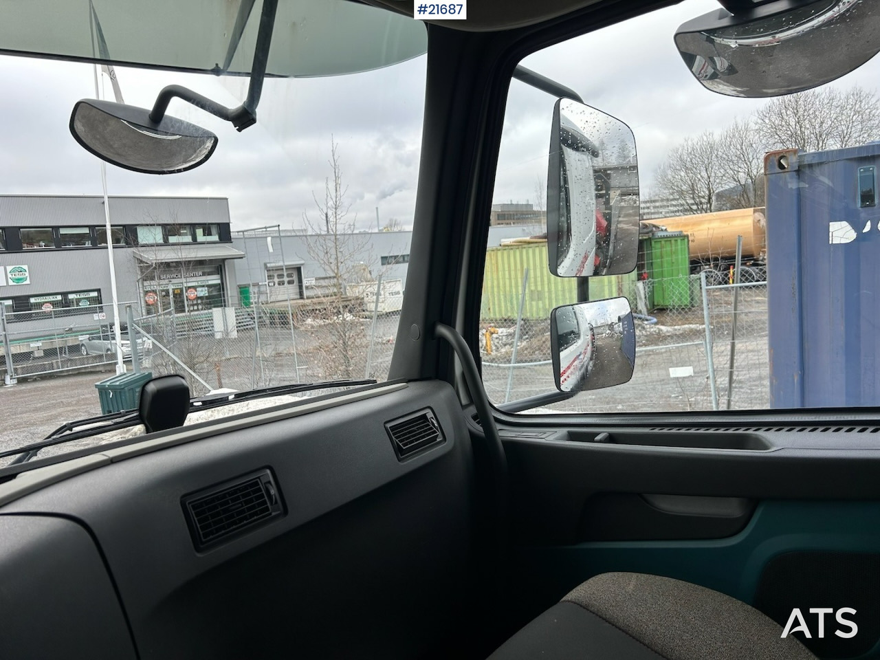 Camion grue Volvo Volvo FM450 Kranbil m/ 21 t/m HMF kran og Løftelem. 194 000 km!: photos 26