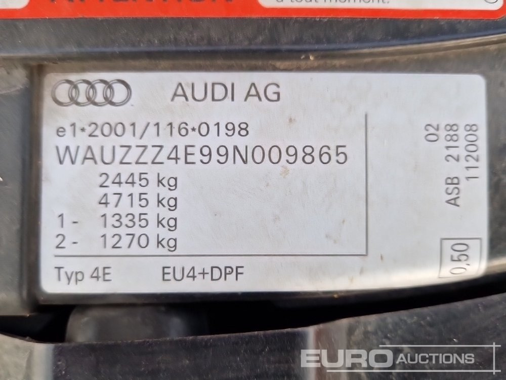 Voiture 2009 Audi A8 3.0 TDI: photos 35