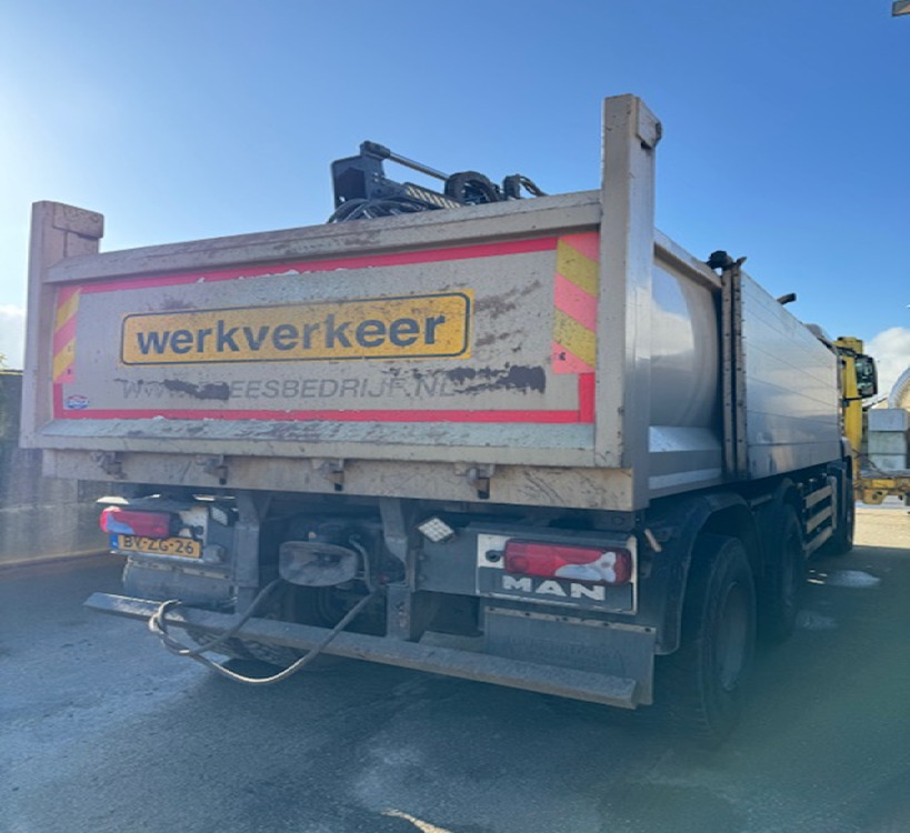 2009 MAN TGS 33.400 6x6, Tipper Truck, Loading Crane Hiab 144DS-2 Duo, Manual, A/C (Dutch Export Docs. Available) - Camion benne, Camion grue: photos 3 2009 MAN TGS 33.400 6x6, Tipper Truck, Loading Crane Hiab 144DS-2 Duo, Manual, A/C (Dutch Export Docs. Available) - Camion benne, Camion grue: photos 3