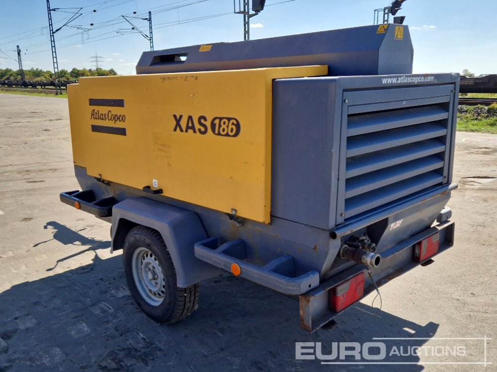 2012 Atlas Copco XAS186 375CFM - Compresseur d'air: photos 3 2012 Atlas Copco XAS186 375CFM - Compresseur d'air: photos 3