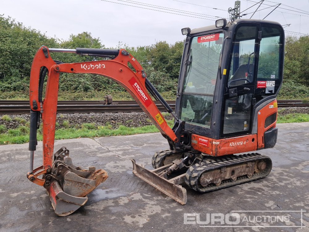 2013 Kubota KX019-4 - Mini pelle: photos 1 2013 Kubota KX019-4 - Mini pelle: photos 1