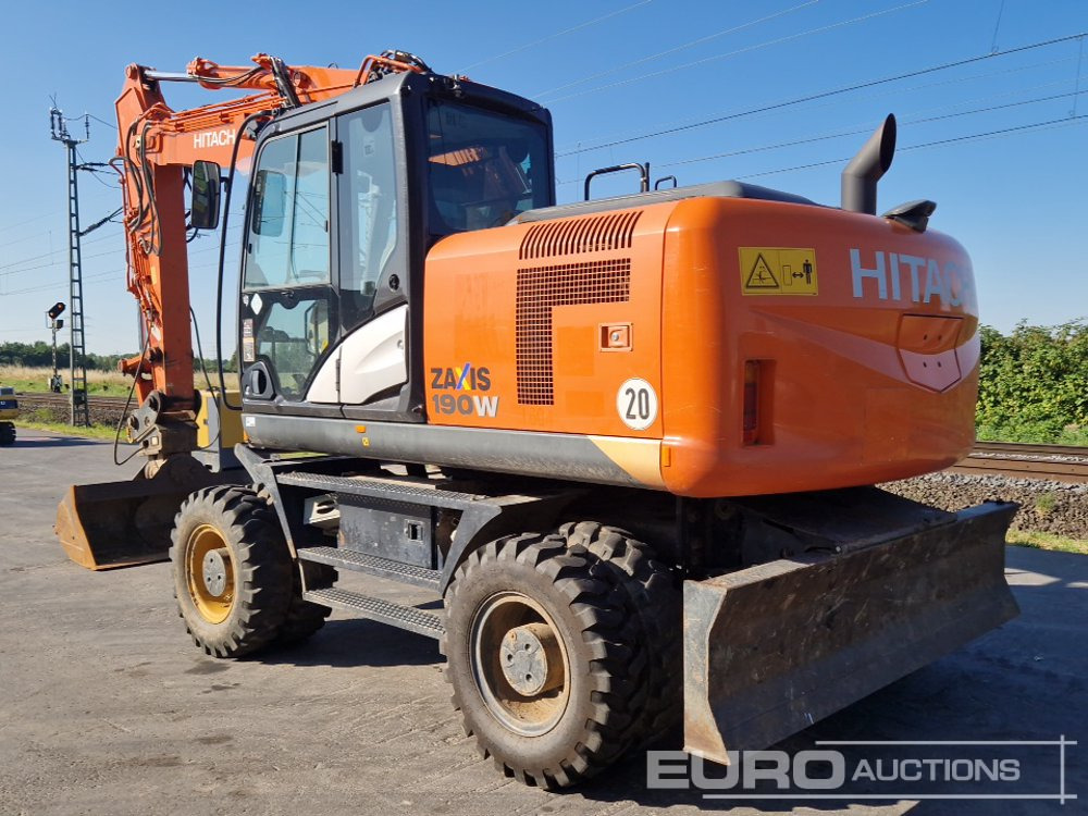 2015 Hitachi ZX190W-5 - Pelle sur pneus: photos 3 2015 Hitachi ZX190W-5 - Pelle sur pneus: photos 3