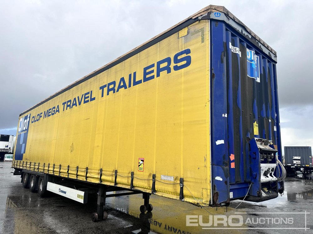 Semi-remorque rideaux coulissants 2015 Krone Mega Liner, Curtainsider, 3 Axle (Dutch Reg. Docs): photos 6