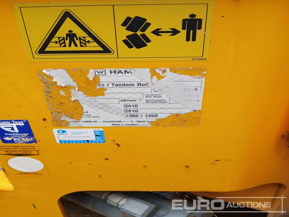 2016 Hamm HD12 VV - Compacteur: photos 2 2016 Hamm HD12 VV - Compacteur: photos 2