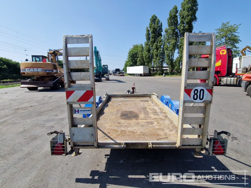 2017 Hubiere TPG3502 Twin Axle Trailer with Loading Ramps - Remorque porte engin: photos 3 2017 Hubiere TPG3502 Twin Axle Trailer with Loading Ramps - Remorque porte engin: photos 3