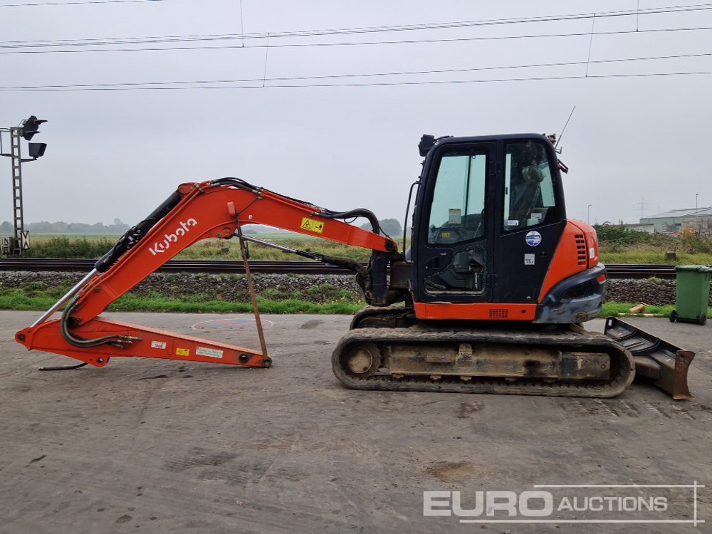 2018 Kubota KX080-4A - Mini pelle: photos 2 2018 Kubota KX080-4A - Mini pelle: photos 2