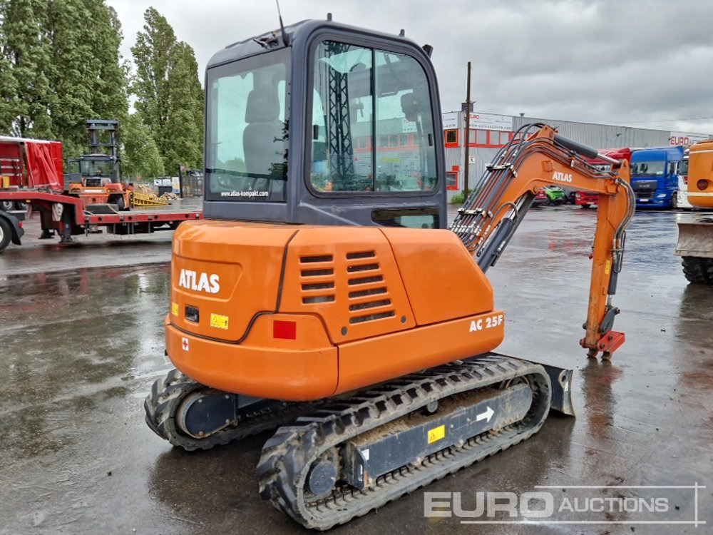 2022 Atlas AC25F Rubber Tracks, Blade, Offset, Pioed, Aux Piping, QH - Mini pelle: photos 5 2022 Atlas AC25F Rubber Tracks, Blade, Offset, Pioed, Aux Piping, QH - Mini pelle: photos 5