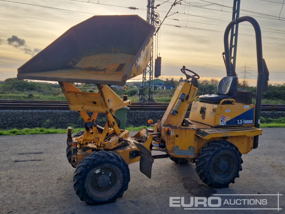 Thwaites 1.5 Ton High-Tip Swivel Skip Dumper, Roll Bar - Mini tombereau: photos 2 Thwaites 1.5 Ton High-Tip Swivel Skip Dumper, Roll Bar - Mini tombereau: photos 2