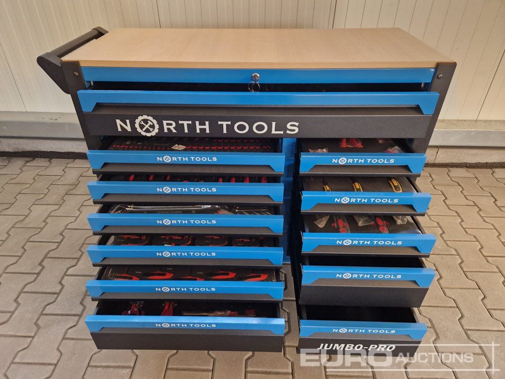 Unused NORTH-TOOL JUMBO-PRO 12 Drawer Tool Cabinet, Professional Tools - Équipement de garage: photos 5 Unused NORTH-TOOL JUMBO-PRO 12 Drawer Tool Cabinet, Professional Tools - Équipement de garage: photos 5