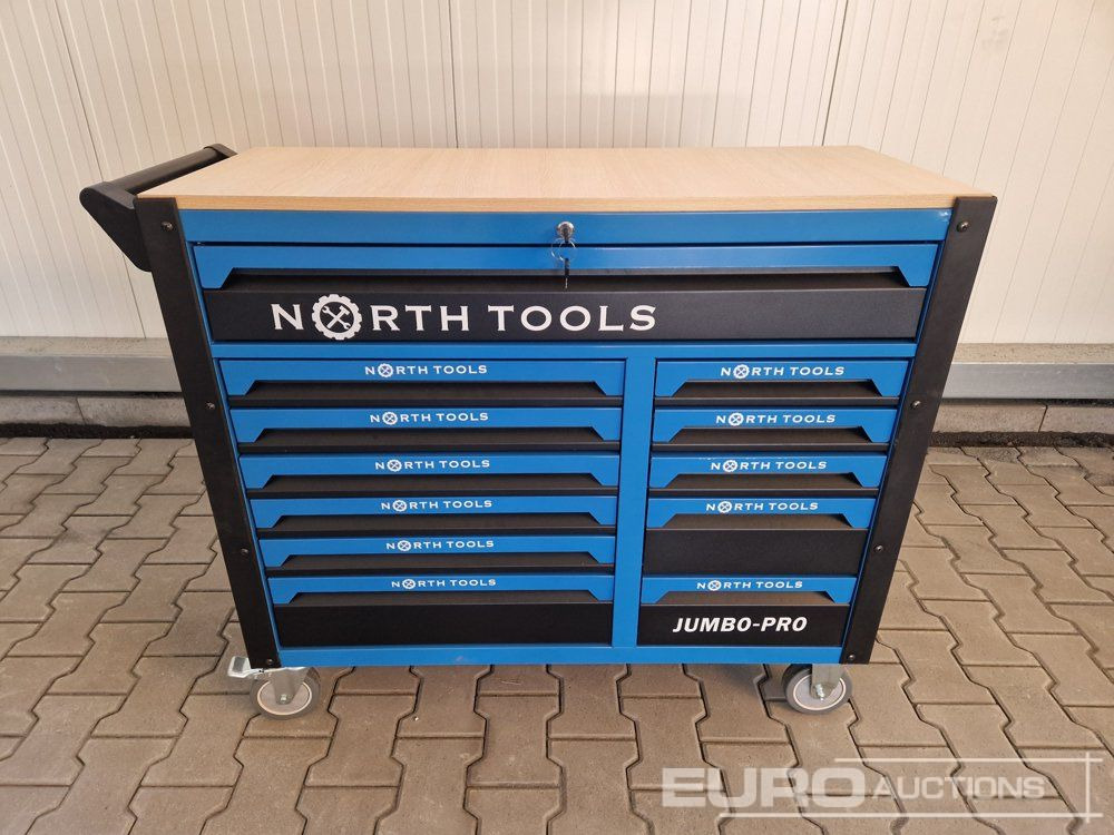 Unused NORTH-TOOL JUMBO-PRO 12 Drawer Tool Cabinet, Professional Tools - Équipement de garage: photos 4 Unused NORTH-TOOL JUMBO-PRO 12 Drawer Tool Cabinet, Professional Tools - Équipement de garage: photos 4
