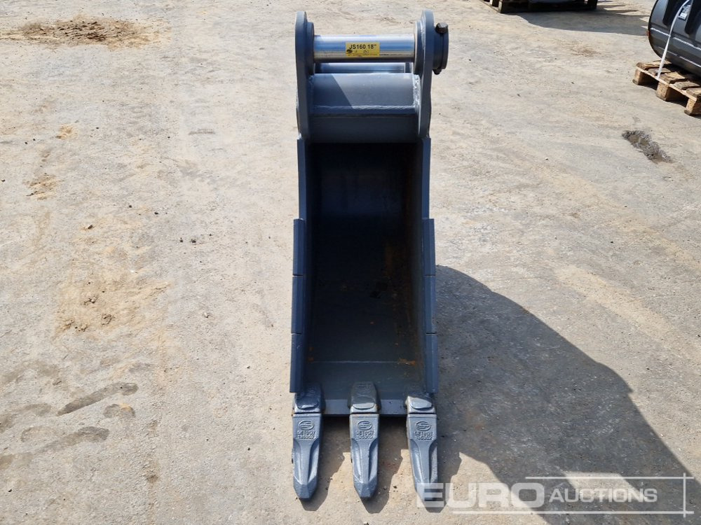 Unused Strickland 18" Digging Bucket, 80mm Pin to suit JCB JS160 - Godet: photos 5 Unused Strickland 18" Digging Bucket, 80mm Pin to suit JCB JS160 - Godet: photos 5