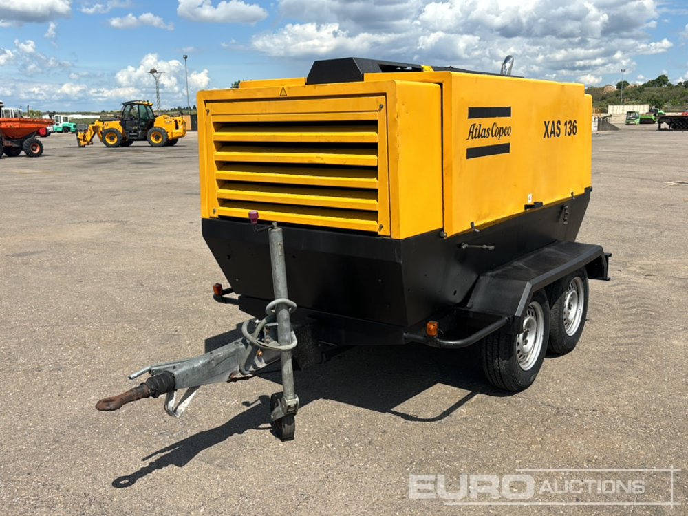 2017 Atlas Copco XAS136DD - Compresseur d'air: photos 1 2017 Atlas Copco XAS136DD - Compresseur d'air: photos 1